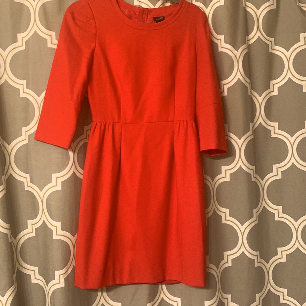 J Crew red dress